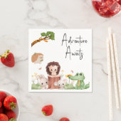 森林動物 スタンダードカクテルナプキン (インサイチュ)