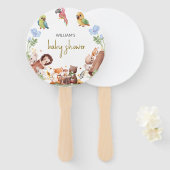 森林動物 ハンドファン (正面&裏面)