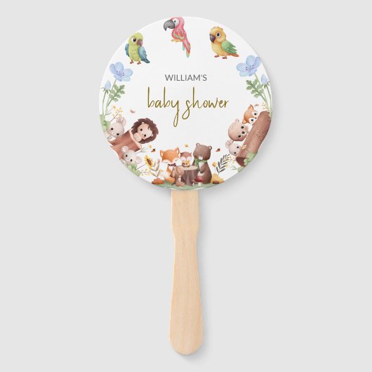 森林動物 ハンドファン (正面)