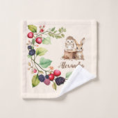 森林動物 バスタオルセット (ウォッシュタオル)