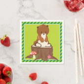 森林動物 | ベアーカブ スタンダードカクテルナプキン (インサイチュ)