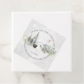 森林動物 |ベビーシャワーメッセージカード フェイバータグ (インサイチュ)