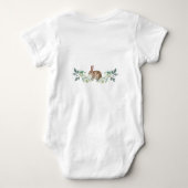 森林動物 ベビーボディスーツ (裏面)