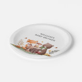 森林動物 ペーパープレート (アングル)