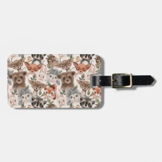 森林動物 ラゲッジタグ (正面横)