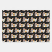 森林動物 ラッピングペーパーシート (正面)