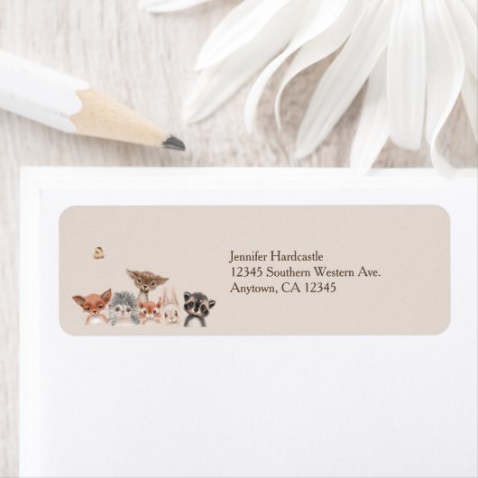 森林動物 ラベル (インサイチュ)