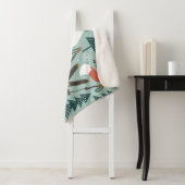 森林動物:冬のヴィンテージシームレス。 シェルパブランケット (インサイチュ)