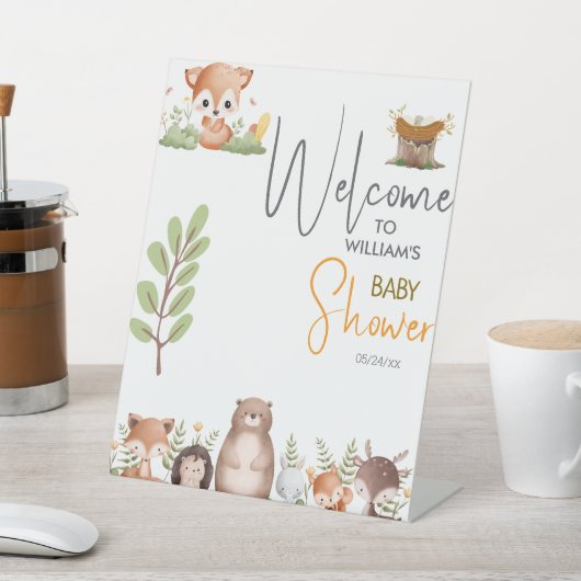 森林動物 台座サイン (インサイチュ)