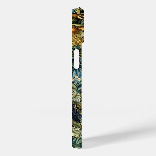 森林動物、孔雀およびキツネグリーンフローラ Case-Mate iPhoneケース (裏面 / 右)