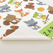 森林動物，森林動物，あなたの名前 シェルパブランケット (3/4)