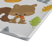 森林動物，森林動物，秋動物 カッティングボード (角)