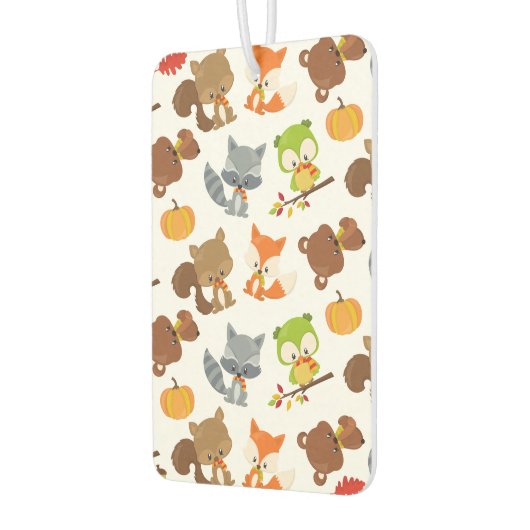 森林動物,森林動物,秋動物 カーエアーフレッシュナー (左)