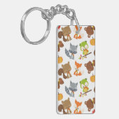 森林動物,森林動物,秋動物 キーホルダー (正面左)