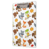 森林動物，森林動物，秋動物 クリップボード (左)