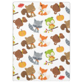 森林動物，森林動物，秋動物 クリップボード (裏面)