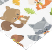 森林動物，森林動物，秋動物 テーブルクロス (アングル)