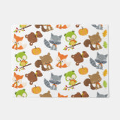 森林動物，森林動物，秋動物 ドアマット (正面)