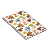 森林動物,森林動物,秋動物 ノートブック (右側)