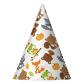 森林動物,森林動物,秋動物 パーティーハット (左)