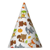 森林動物,森林動物,秋動物 パーティーハット (右)