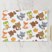 森林動物，森林動物，秋動物 ペーパーパッド (インサイチュ)