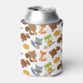 森林動物，森林動物，秋動物 缶クーラー (缶正面)