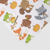 森林動物，森林動物，秋動物 薄葉紙 (詳細)