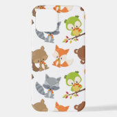 森林動物,森林動物,秋動物 iPhoneケース (裏面)