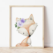 森林動物，森林動物，紫色の花