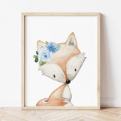 森林動物，森林動物，青い花