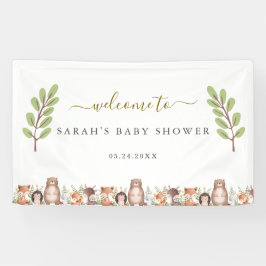 森林動物 横断幕