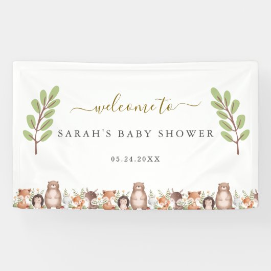 森林動物 横断幕 (横)