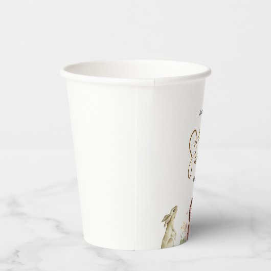 森林動物 紙コップ (右)