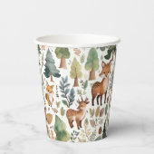 森林動物 紙コップ (裏面)