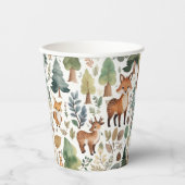 森林動物 紙コップ (正面)
