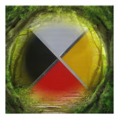 森林医学ホイールの写真の拡大 フォトプリント            (正面)