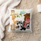 森林友人 クッション (ブランケット)