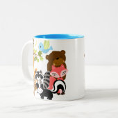 森林友人 ツートーンマグカップ (正面左)