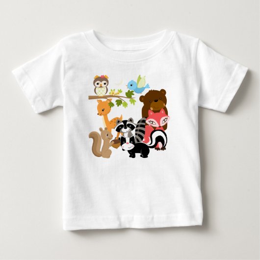 森林友人 ベビーTシャツ (正面)