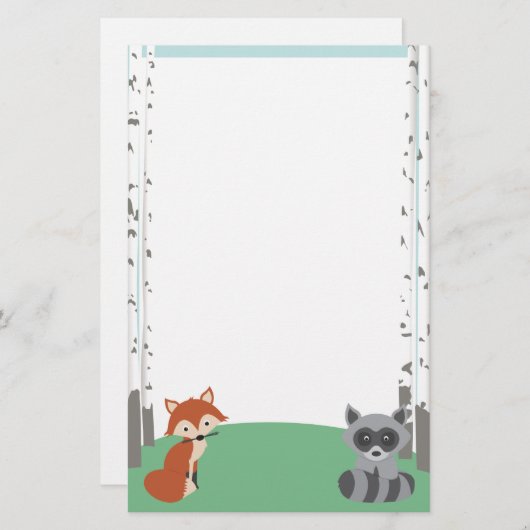 森林友人 便箋 (正面/裏面)