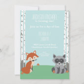 森林友人 招待状 (正面)