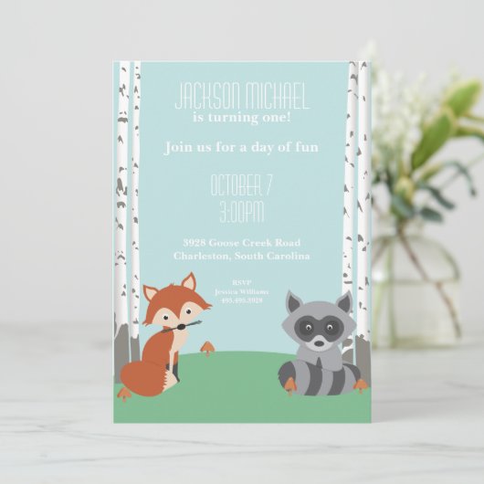 森林友人 招待状 (スタンド正面)