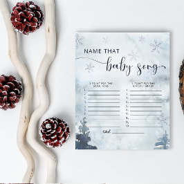 森林名その歌の赤ちゃんシャワーゲーム