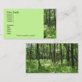 森林名刺 名刺 (正面/裏面)