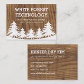 森林名刺 名刺 (正面/裏面)