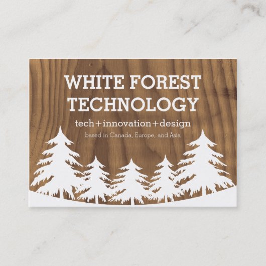 森林名刺 名刺 (正面)