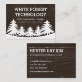 森林名刺 名刺 (正面/裏面)