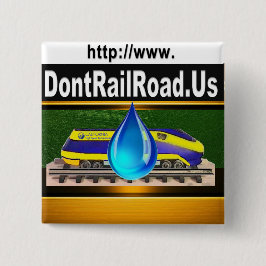 森林土地を通した高速鉄道無し 缶バッジ