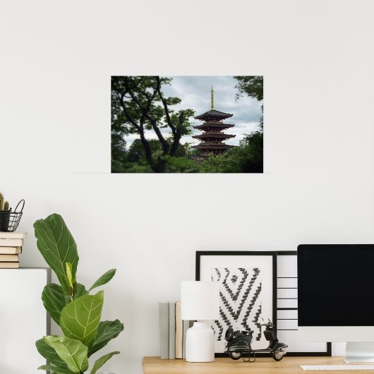 森林塔 – 日本 ポスター (ホームオフィス)